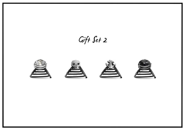 Silver Gift Set - 4 jewels