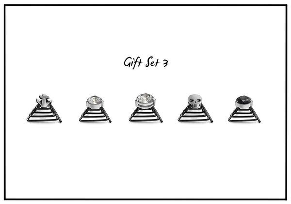 Silver Gift Set - 5 jewels
