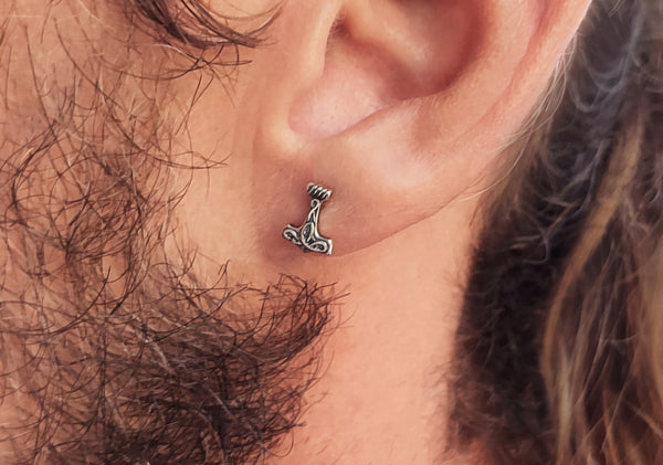 Thor's Hammer Earrings