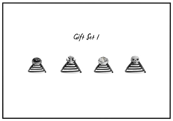 Silver Gift Set - 4 jewels
